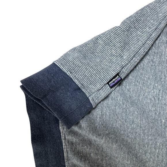 Patagonia Men’s Long Plains Dolomite Blue Sweatshirt Crewneck pullover Large - Picture 12 of 12